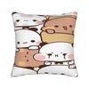 Pillow Case Bubu Dudu Graphic  Pillow Cover For Couch Sofa Bedroom Kawaii Pillowcases