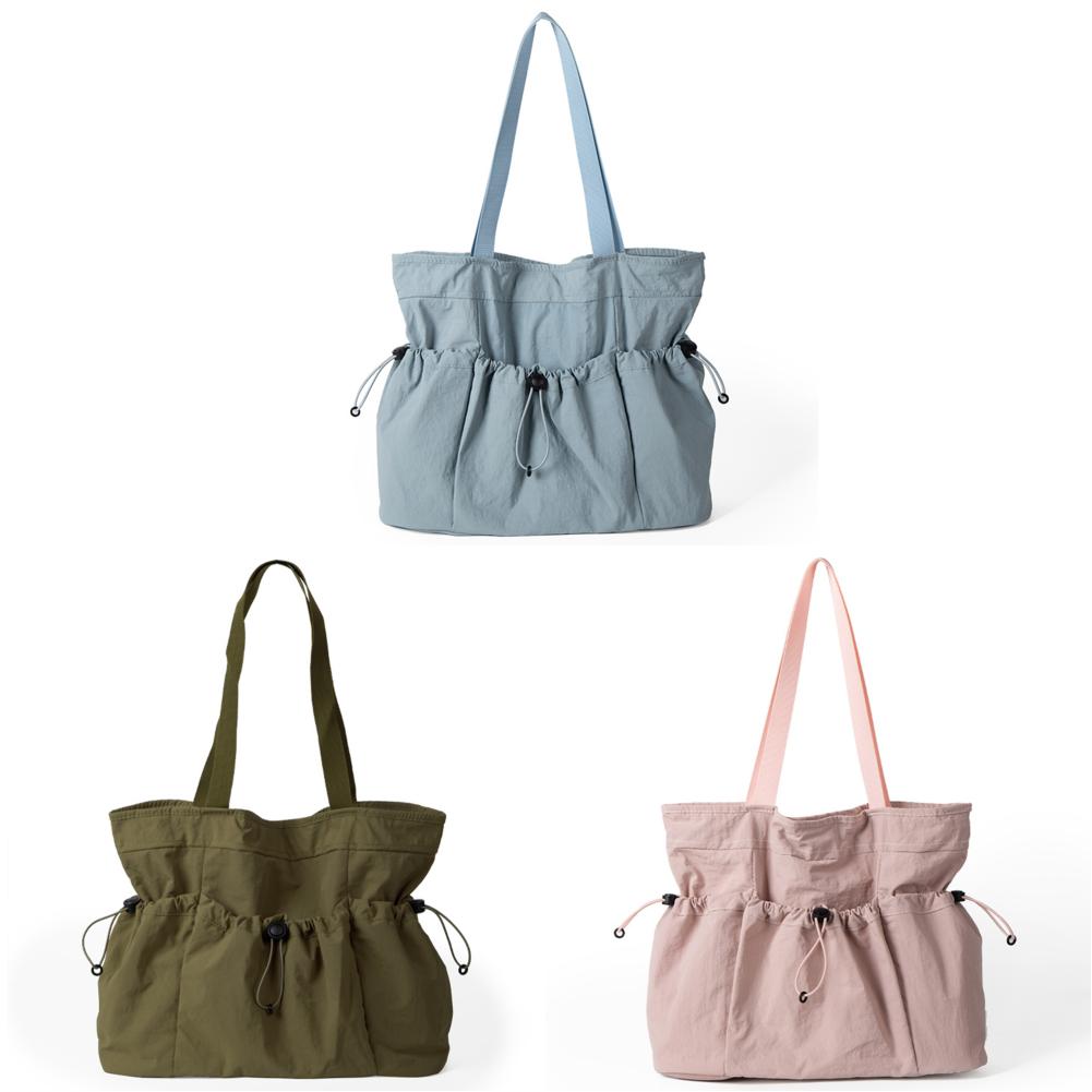 

Женская сумка-тоут на шнуровке, модная сумка на плечо для путешествий на открытом воздухе (синий)