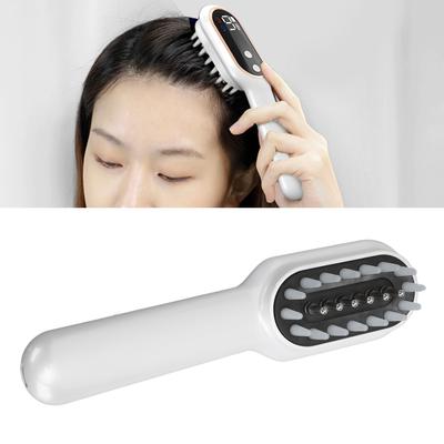Electric Scalp Massager Comb 450mah 10 Speed Vibration USB Charging Purify Skin Hair Growth Comb for Men Women