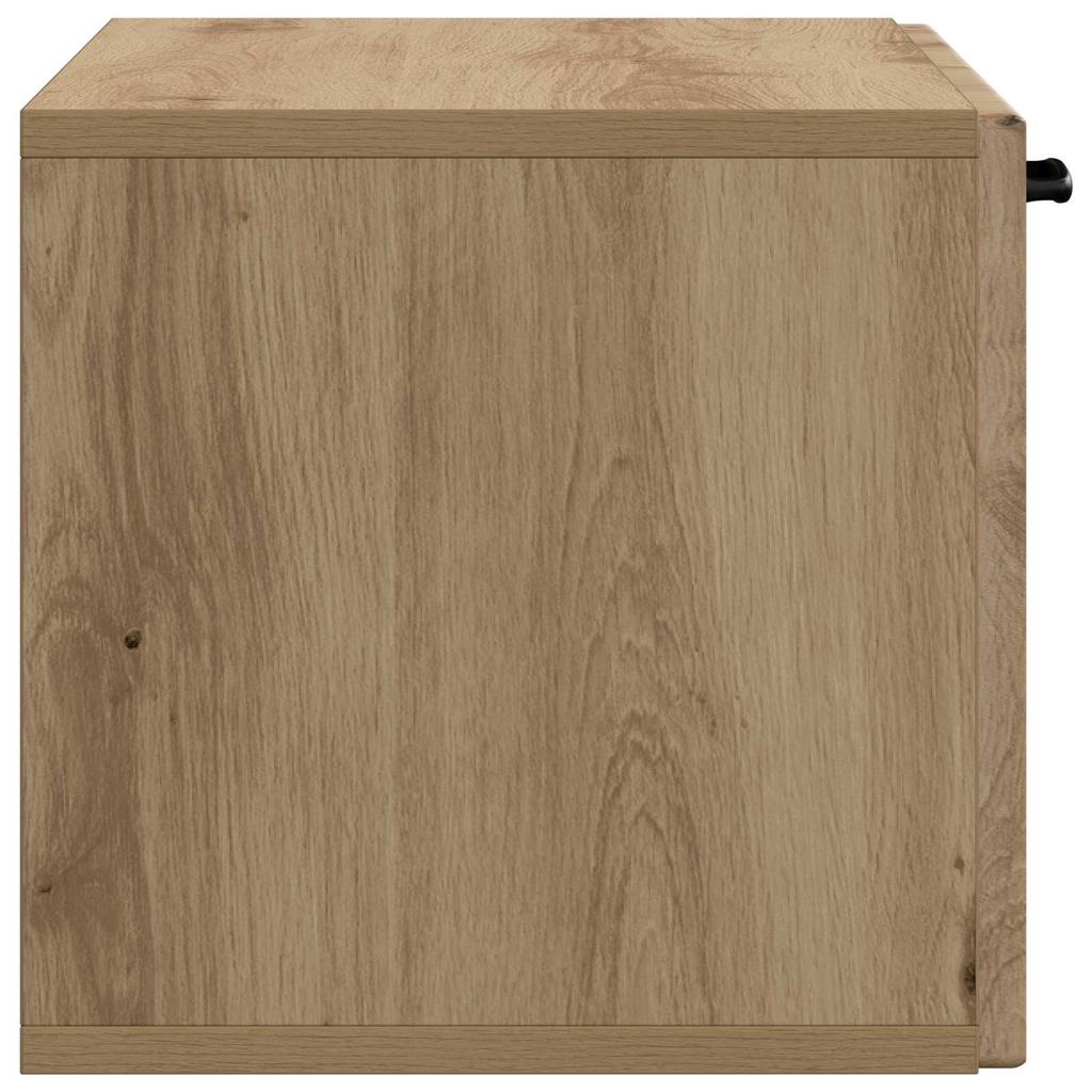 Wall Mounted TV Cabinet Artisan Oak 59.5 x 31 x 30 cm