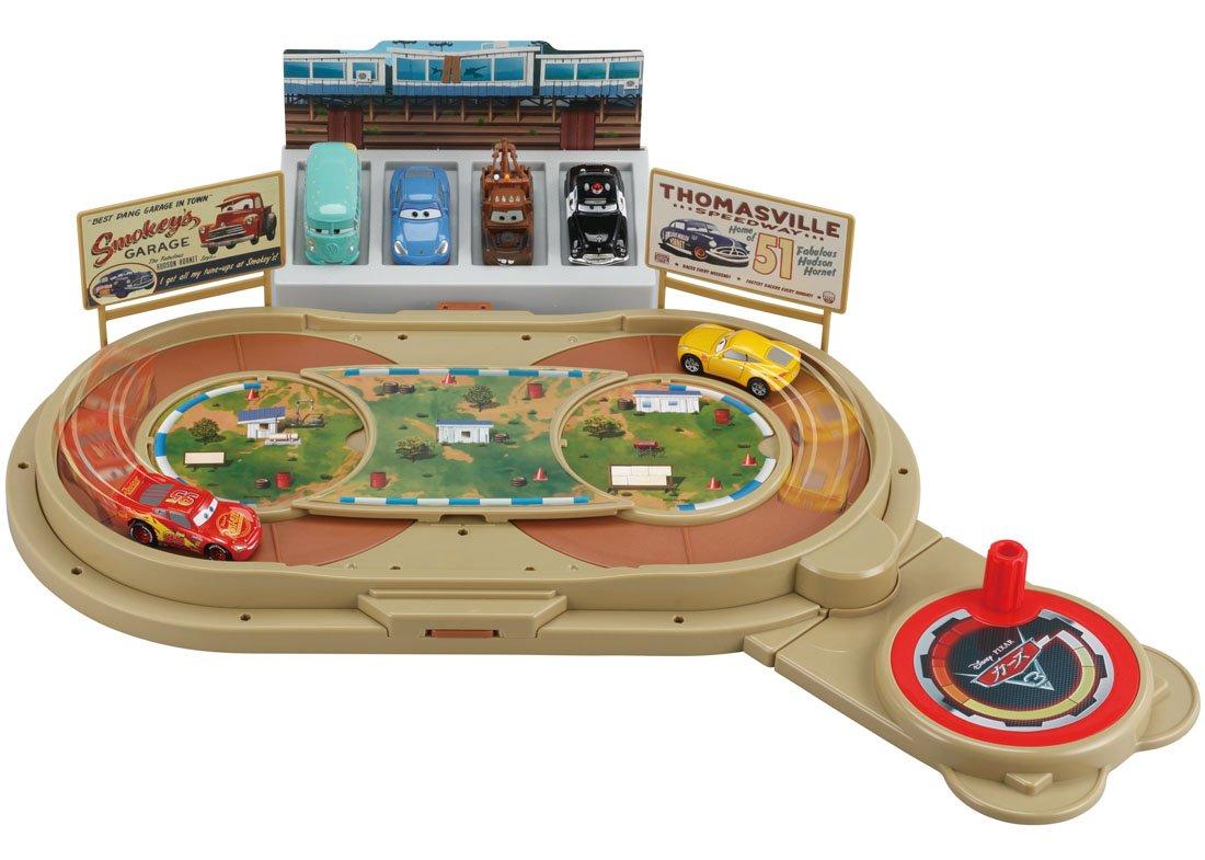 

Disney Cars Tomica Action Course Тройной боевой курс