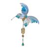 Women Hair Clip Shiny Butterflies Decor Hair Piece Hair Styling Pin Metal Rhinestone Tool Hair