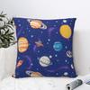 Sonnensystem Weltraum Planeten Universum Quadratischer Kissenbezug Kissenbezug Kissenhülle Dekokissenbezug für Zuhause Schlafzimmer Auto