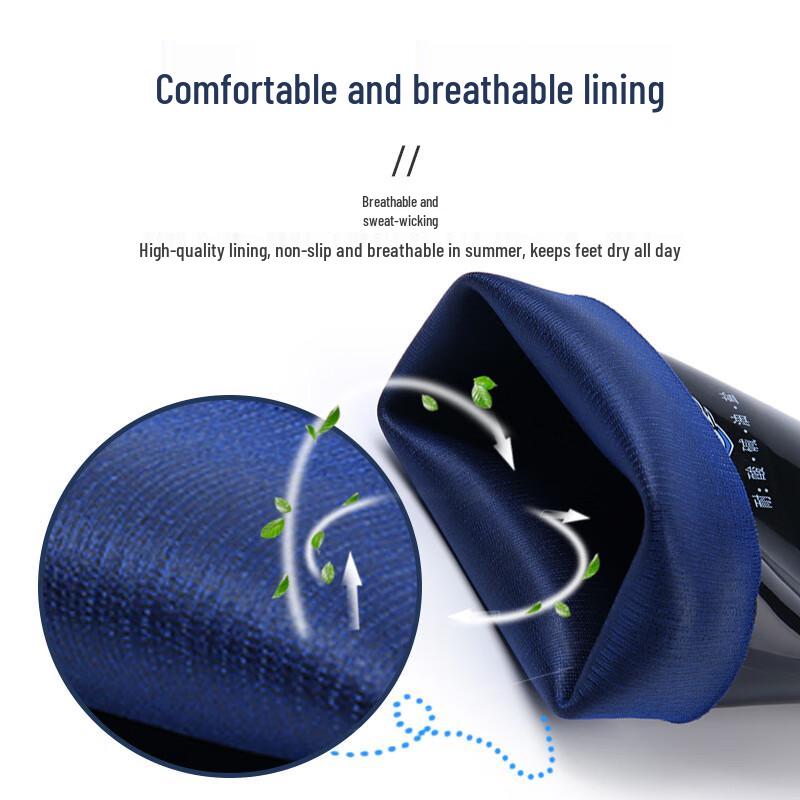 Aote Heavy-Duty PVC Anti-Slip Rain Boots for Men