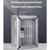 Tragbarer Handy-Schließfach aus Aluminiumlegierung mit Komfortgriff für einfachen Transport Tragbares Design Sichere Aufbewahrung für Smartphones in verschiedenen Umgebungen