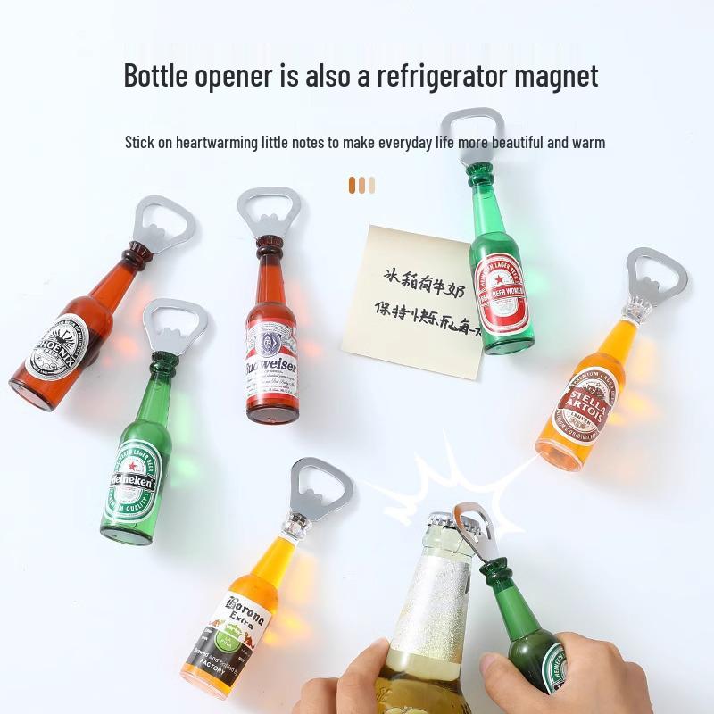 Cartoon Käse Design Magnetischer Bierflaschenöffner & Kühlschrankmagnet
