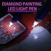 2pcs/Set 5D Diamond Painting Lighting Point Drill Pen Square/Round Drill DIY Portable Diamond Painting Drawing Tool