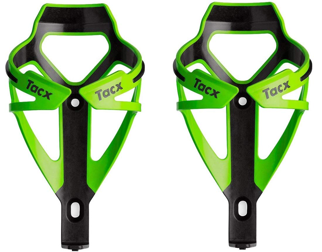 

Set of 2 Tacx Diva Bottle Cages (Cannondale green) [Used]