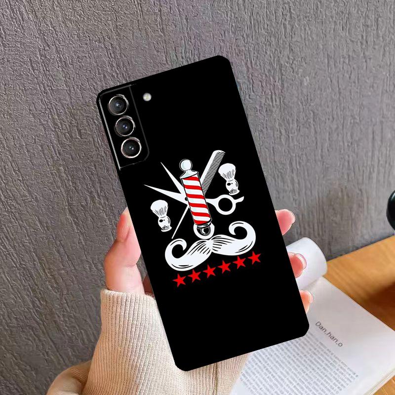 

Barber Scissors Hairstylist Salon Phone Case For Samsung Galaxy S26 S25 S20 S21 S22 S23 S24 Ultra S10 Plus S24 FE S25 FE Cover Galaxy S22