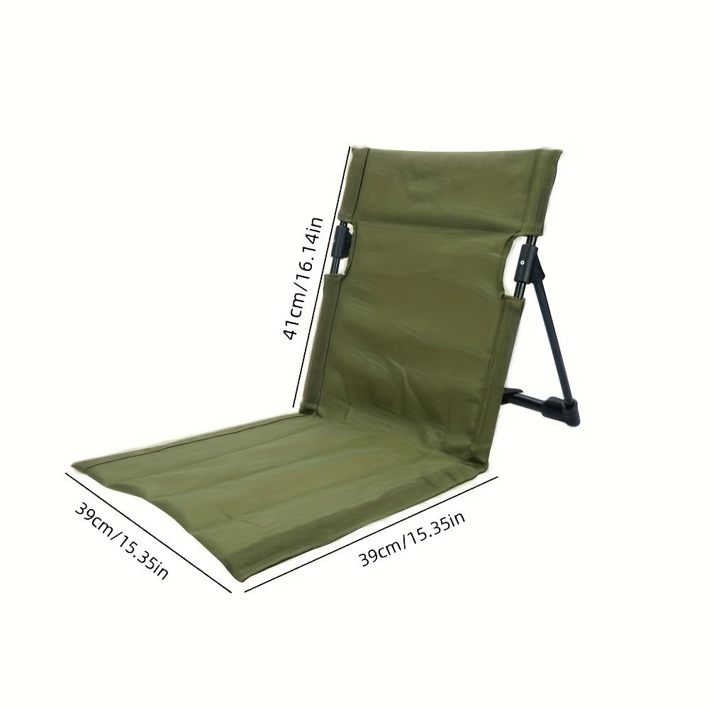 1pc Ultra Portable Folding Chair for Outdoor Use, Oxford Fabric and Aluminum Frame, Suitable for Summer Camping, Park Picnic, Yard, Seaside Scenarios