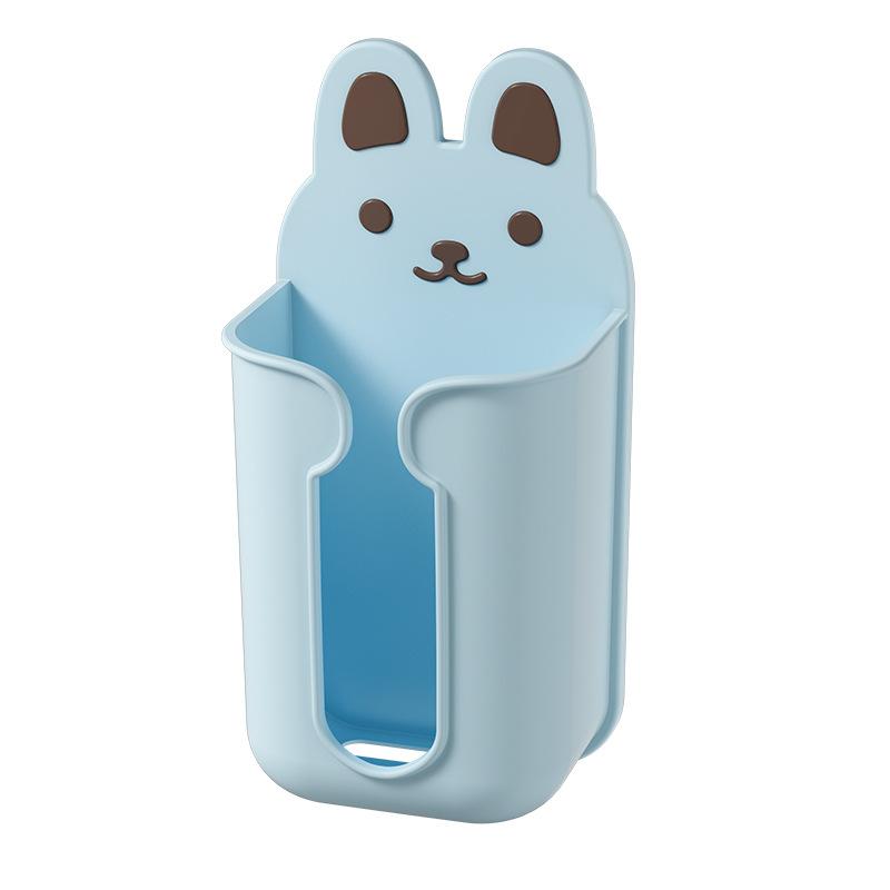 Rabbit Tissue Box Wall Mounted Tissue Storage Box for Household Living Room and Bathroom, No Punching and Paper Drawing Storage Box