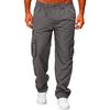 Men's Cargo Pants Outdoor Casual Loose Fit Straight Leg Multi-Pocket Work Pants