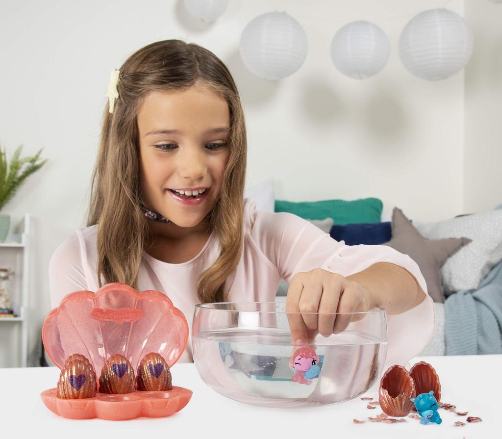 Hatchimals Mermal Magic 6 Pack Shell Carrying Case with Season 5 for Kids Aged 5 and Up May CollEGGtibles, CollEGGtibles, (Color Vary)