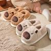Fashionable And Versatile Slippers Women Autumn Winter Thick Soled Outdoor Wear Warm Comfortable Wrapped Cotton Slippers