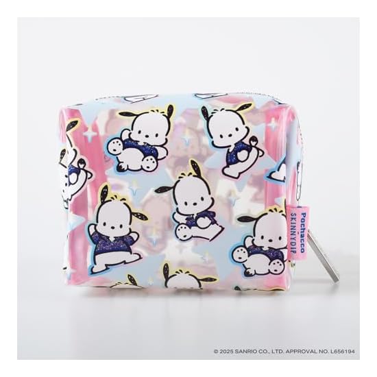 SKINNYDIP Pouch Pochacco Repeat Sanrio Characters Makeup Pouch Accessory Case 8242PCRP