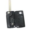 3 Button Car Key Remote Fob Case Shell Uncut Blade for Peugeot 207