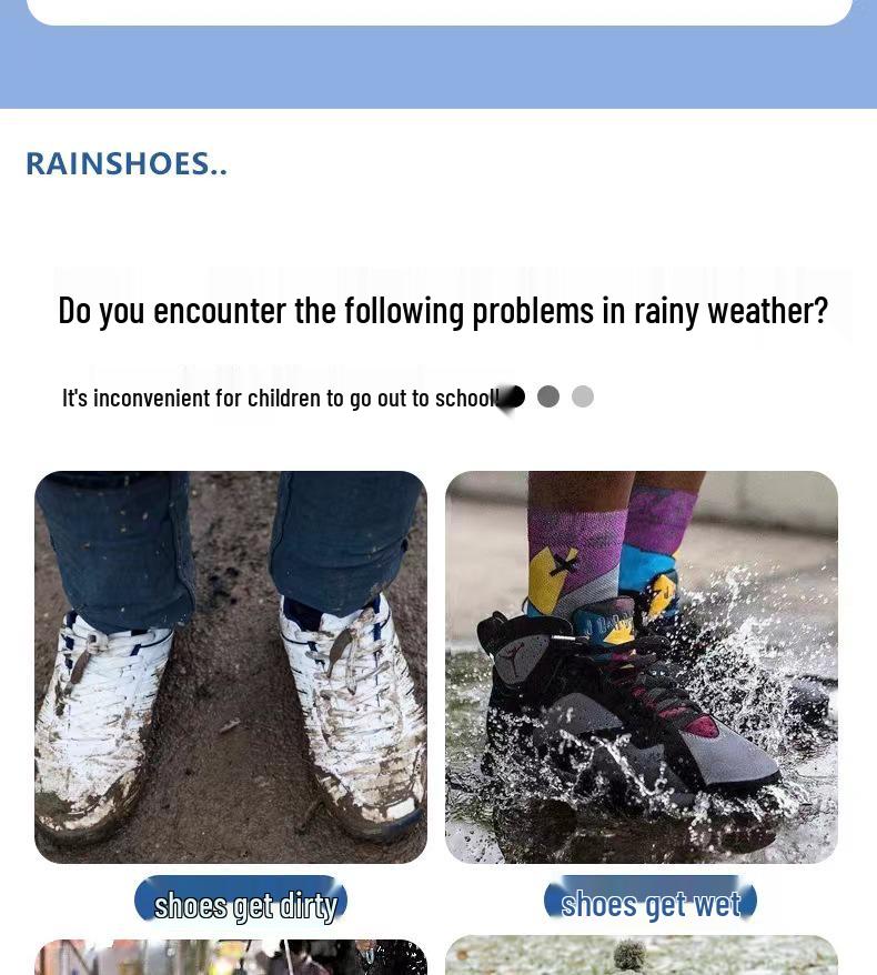 Upgraded Anime Kids' Non-Slip Mid-Calf Rain Shoe Covers: Rainproof, Sandproof, Stainproof for Rainy Days