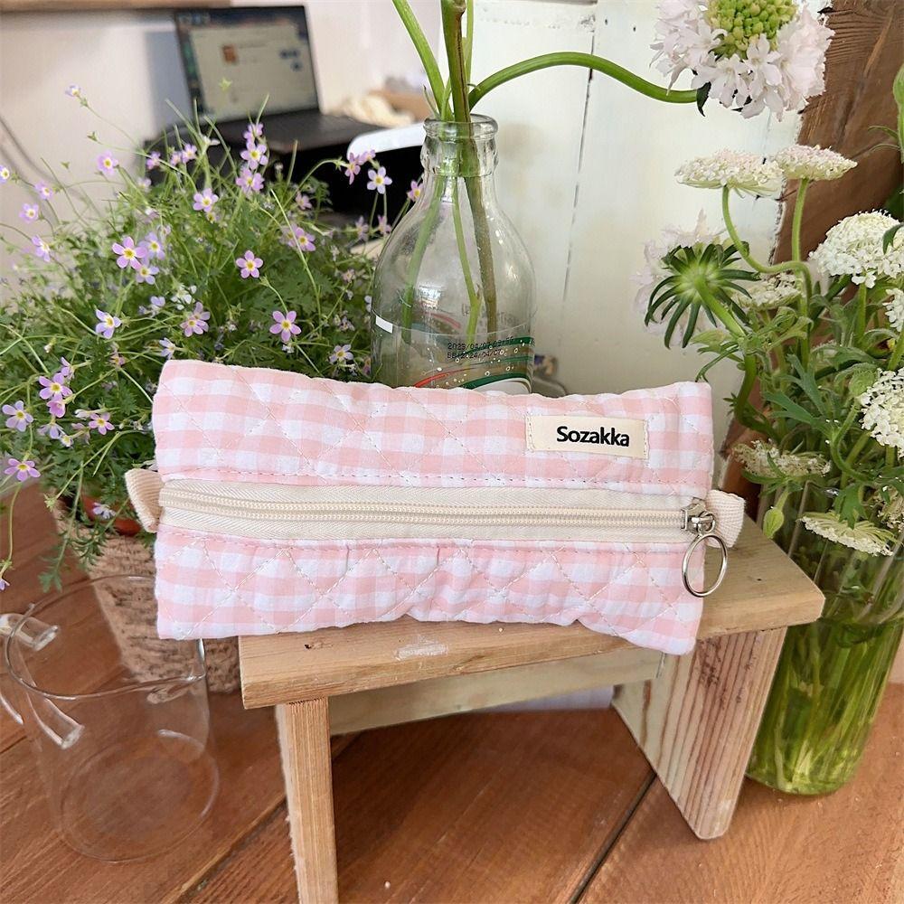 

Творческий холст сумка для ручек большой емкости многофункциональная косметичка пенал студент