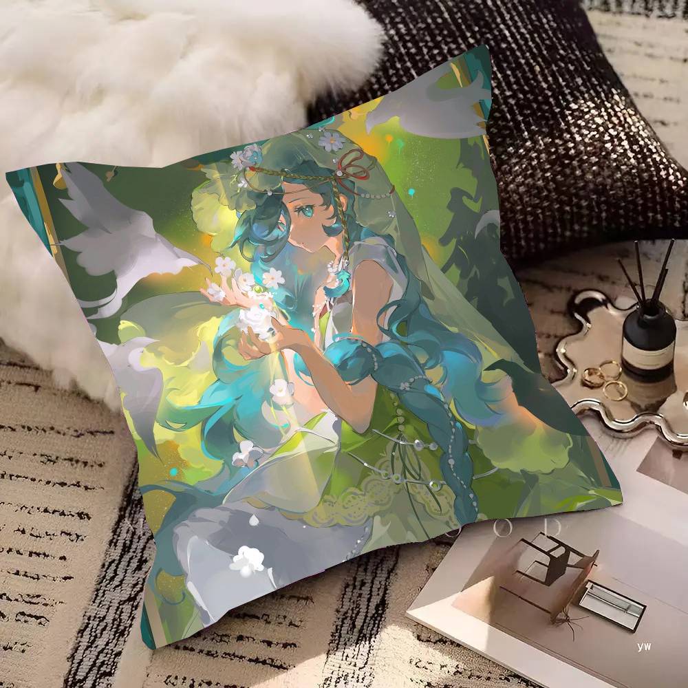 37 Animated Game R-Reverse 1999 Pillow Case Fashion Square Pillowcase Bedroom Sofa Room Ins Decoration Leisure