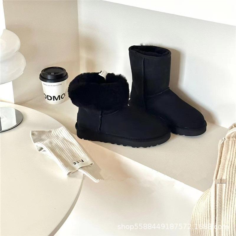 Henan Sangpo snow boots classic sheepskin fur integrated warm versatile