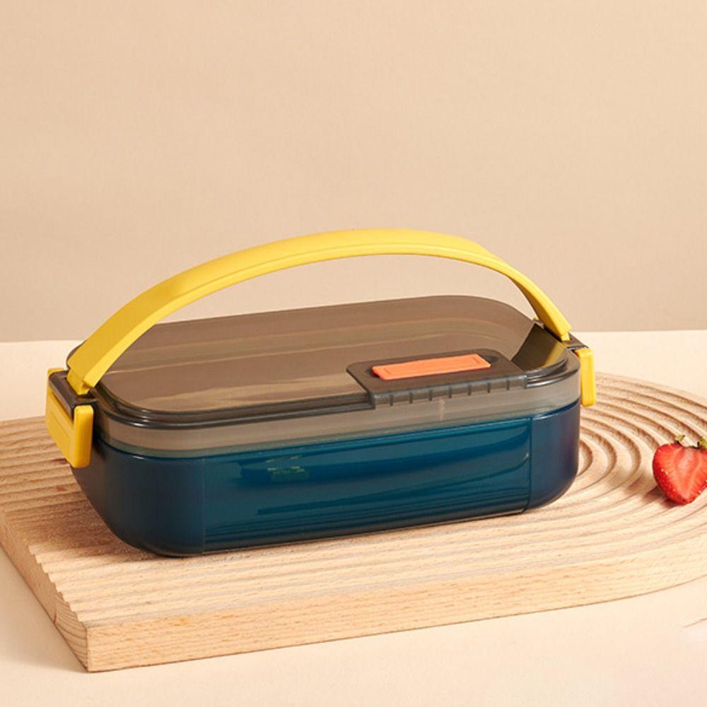 600ml Insulated Lunch Box Detachable Kitchen Storage Box Practical Food Storage Container  Winter
