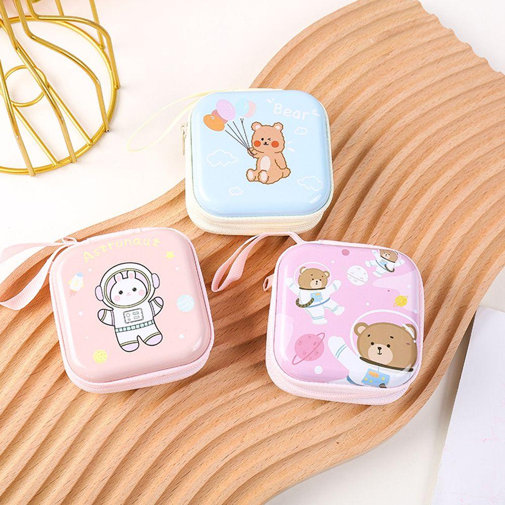 USB Cable Organizer Kids Students Women Headphone Case Earbuds Box Coin Purse Earphone Storage Bag