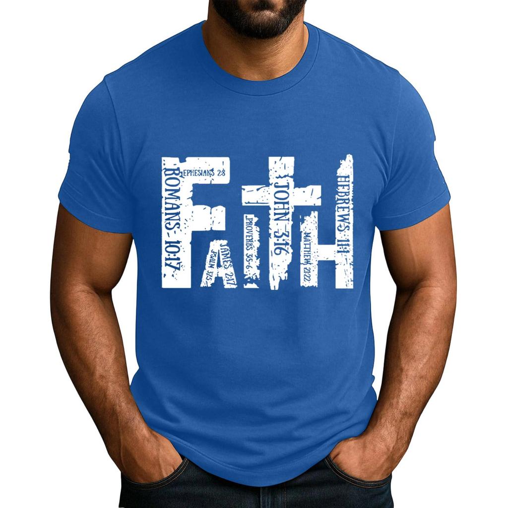 Men's  Popular T,shirt Printed Round Neck Short Sleeve T,shirt