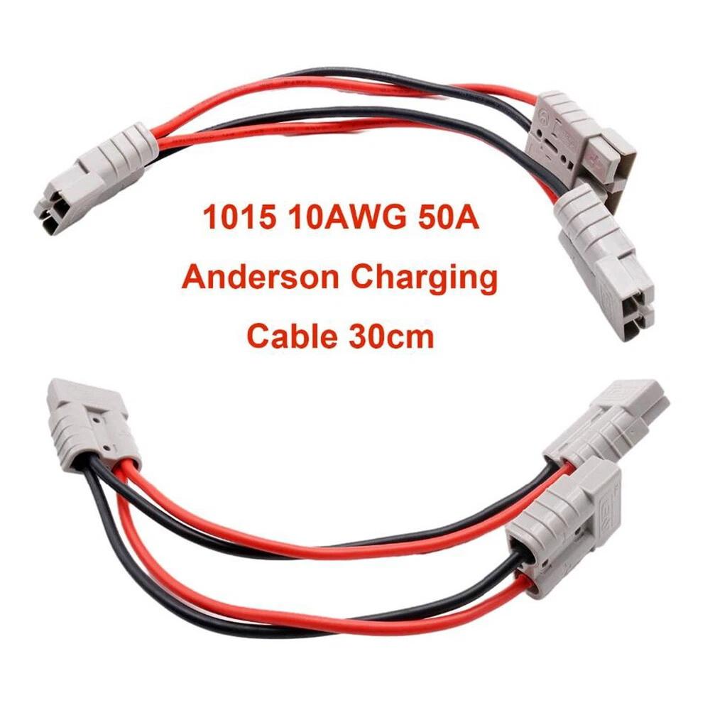 50 Amp Genuine Battery Plug Connector Double Y Adapter 6mm Automotive Cable