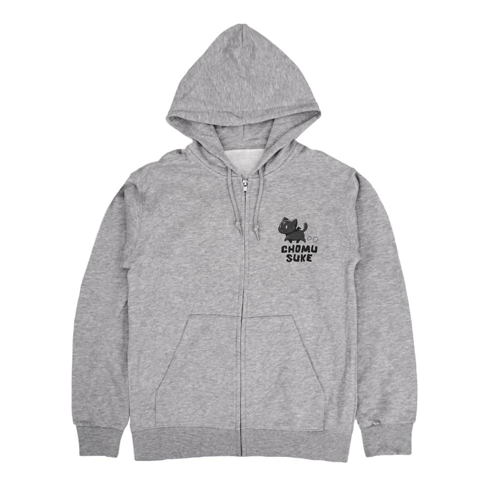 [Official] 2D COSPA KonoSuba: God's Blessing On This Wonderful World! 3 Chomusuke Zip Hoodie Ver.3.0 MIX GRAY XL Size