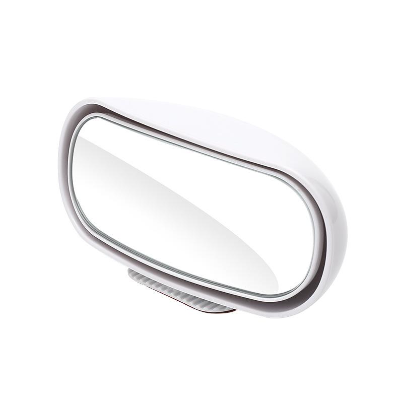 

Универсальное автомобильное вспомогательное зеркало заднего вида, регулируемое с поворотом на 360 градусов, широкоугольное боковое зеркало заднего вида, ассистент парковки для автомобиля белый