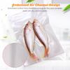 100 PCS Vacuum Sealer Bags Vacuum Sealer Storage Bags Dry Moist Food Saver Accessories Pre-cut Bag Single Embossed Surface 6.7 x 9.8in