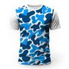 Modische Camouflage Grafik T-Shirts für Herren Sommer Locker Kurzarm 3D Gedruckte O-Ausschnitt T-Shirts Einfach Lässig Tägliche Kleidung Tees