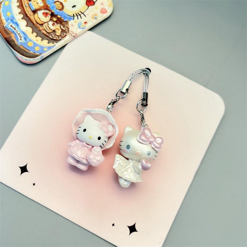 Long Legged s Phone Chain s Long Leg Hellokitty Cartoon Keyring Creative Bag Pendant Keychain on The Phone Gift