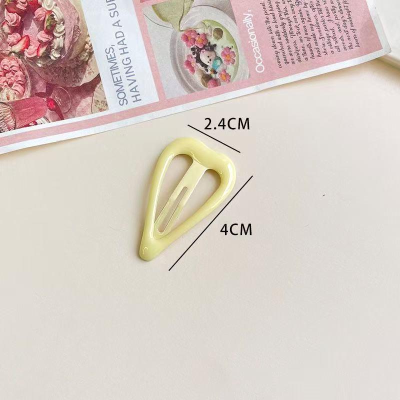 Colorful Dopamine Cute Kids' Korean Style Candy Hair Clip, 4cm