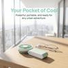 3 Speeds Handheld Mini Fan Quiet Operation Personal Cooling Fan for 3.7V500MAh Desktop Use