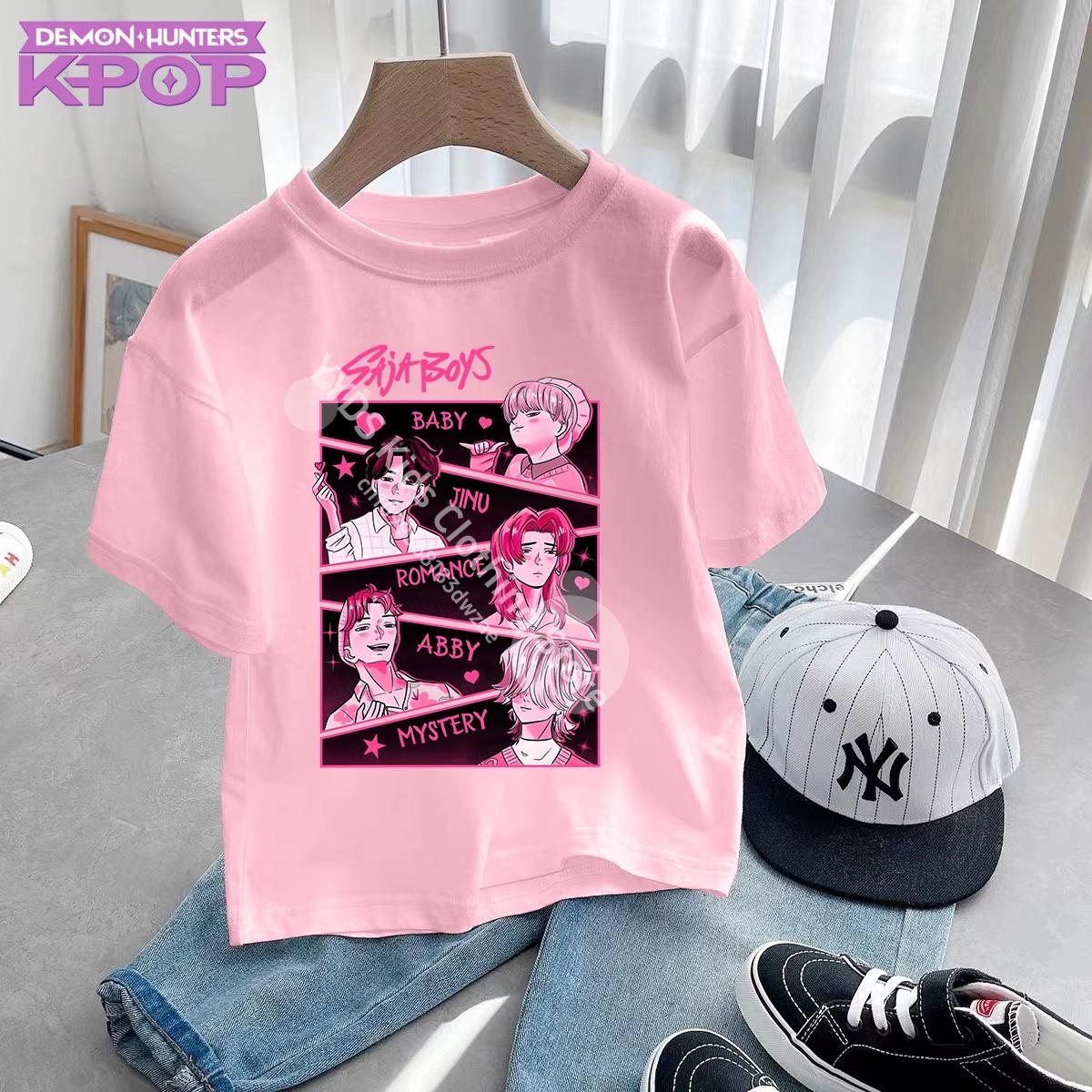 

Дерпи Тигр Kpop Охотники на Демонов Футболка для Детей Малышки Мужчин Женщин Футболка Милый Тигр Мультяшная Одежда 2025 Горячий Принт из Фильма Мягкая 150