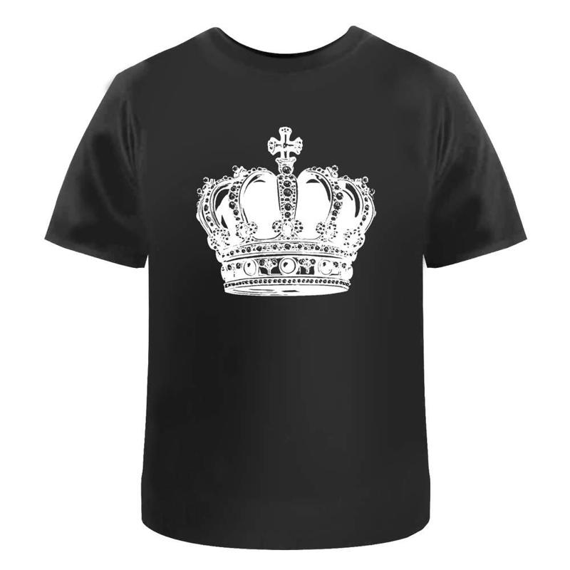 Хлопковая футболка  English Crown  Ta052581 - Мужская летняя хлопковая футболка с принтом S