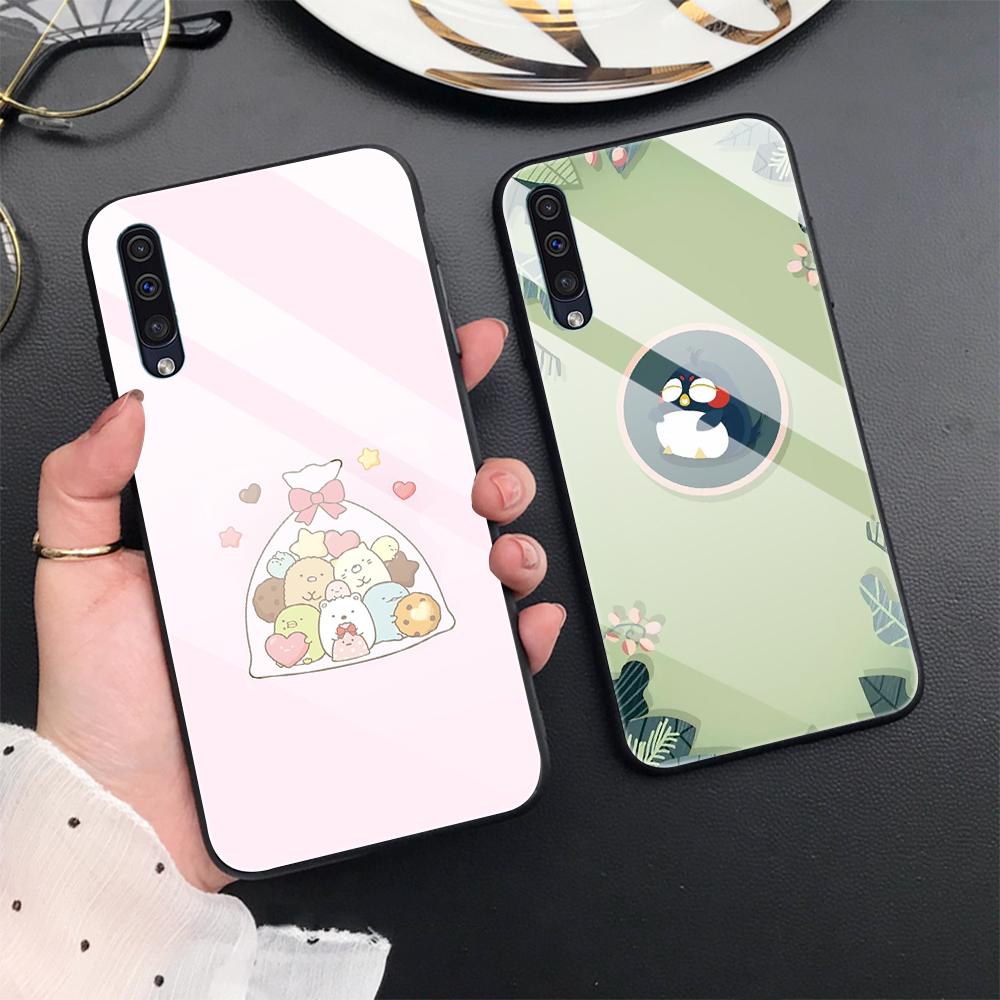 Cute Corgi Dog Case For Samsung Galaxy A52 A71 A72 A73 A53 Tempered Glass Cover For Samsung A13 5g A03 A22 A21s A03 Core A42 A70