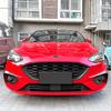 For Focus MK4 ST Line 2019-2022 Front Bumper Side Air Vent Trim Cover Glossy Black/Carbon Fiber Look Fog Light Frame Spoiler Lip