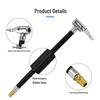Quick-Inflate Car Tire Hose Adapter