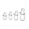 Hooked For Lures Swivel Lure Connector Lock Snap Connector Swivel Connector Fishing Snaps Clips