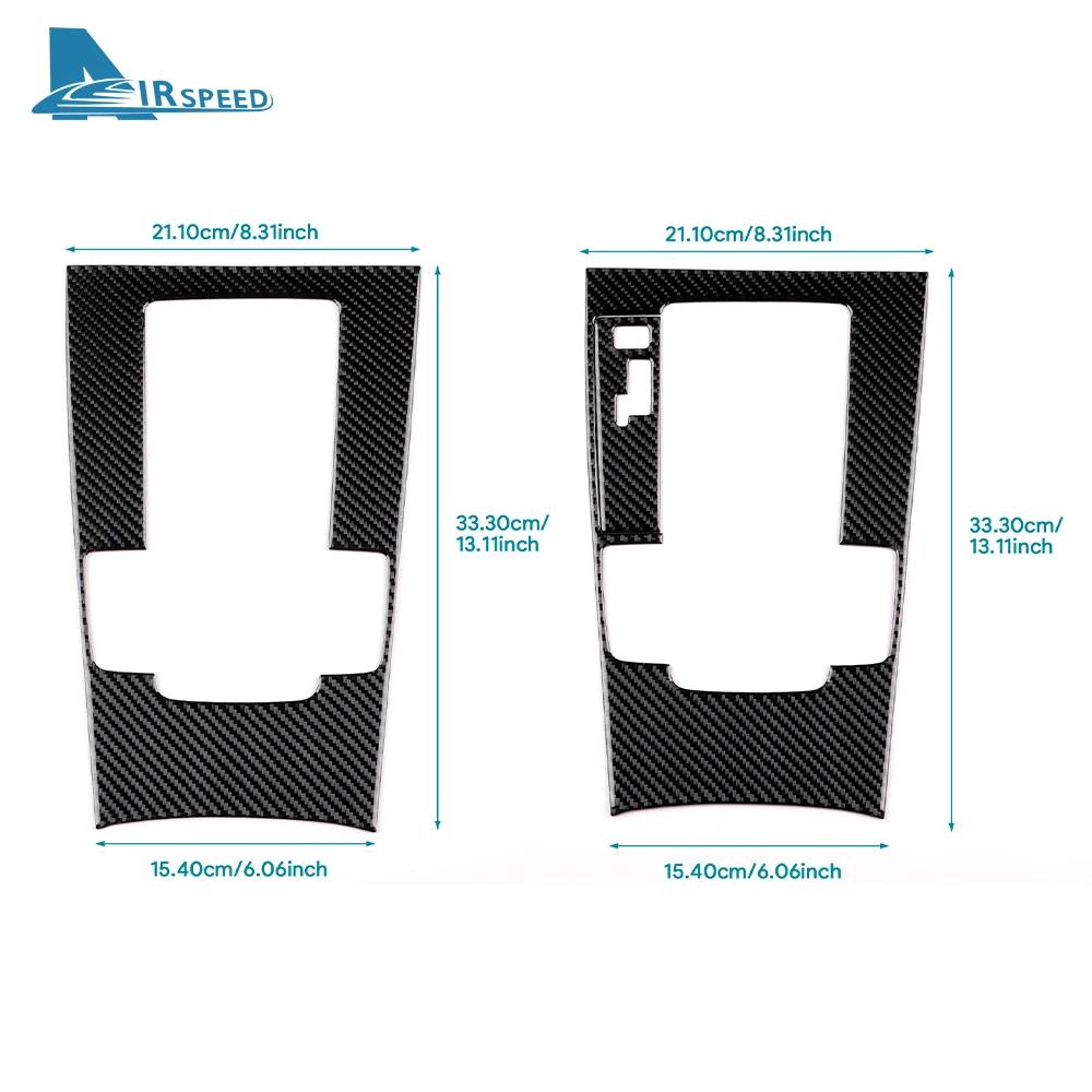 For Mazda 3 Axela 2019 2020 2025 2025 2025 2025 2025 Manual Automatic Car Gear Shift Panel Trim Real Soft Carbon Fiber Sticker