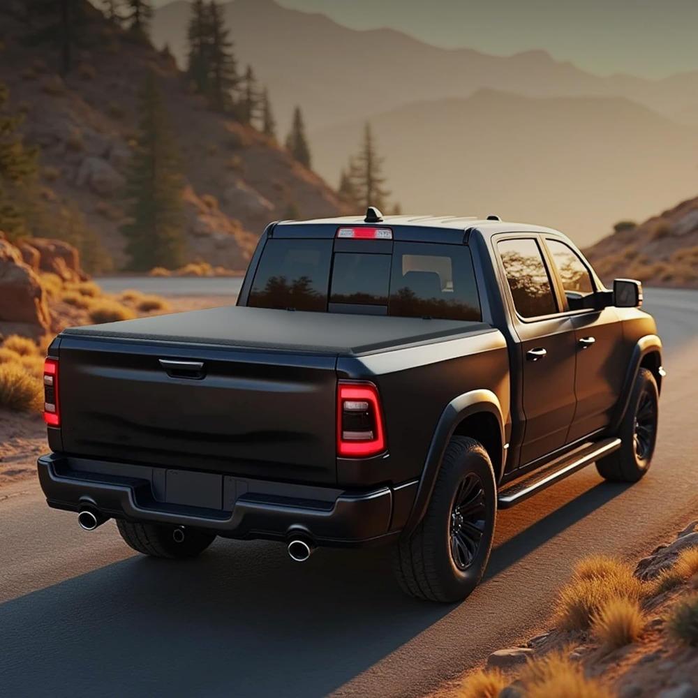 Soft Tri-Fold Tonneau Cover for 2019-2025 Chevy Silverado/GMC Sierra 1500 5.8 Ft Bed