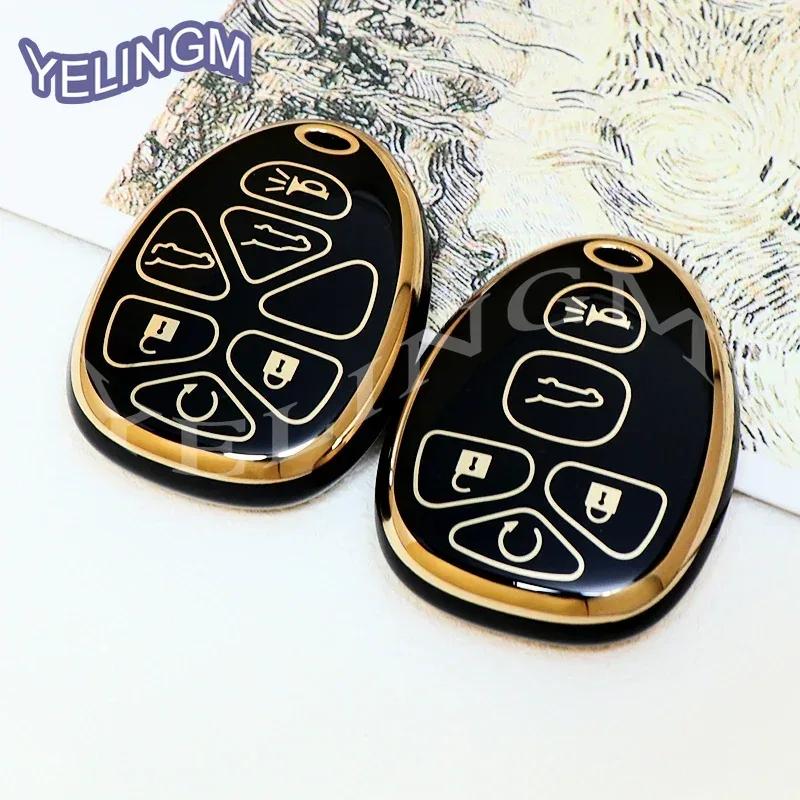 5/6 Buttons New Tpu Smart Remote Shell For Chevrolet For Gmc Yukon Suburban Tahoe Fob Car Styling Car Key Case Accessories