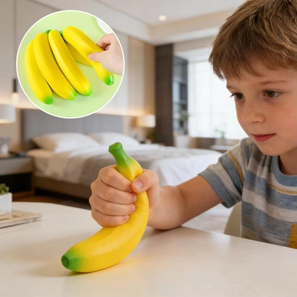 Soft Soft Squishy Banana Slow Rising Banana Squeeze Toy Simulator Slow-rebound Banana Toy  Gifts