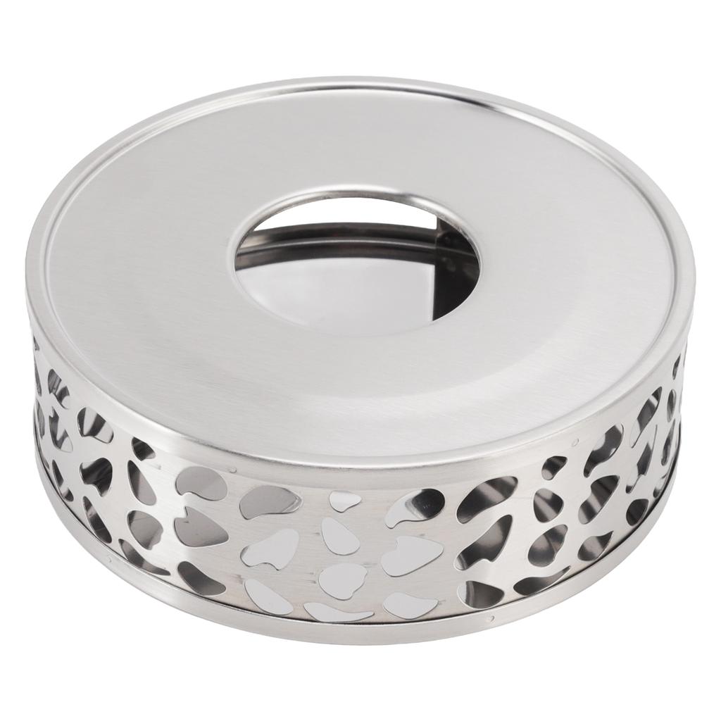 Teapot Heater Stainless Steel Ventilation Hole Design Hollow Teapot Warmer for Home Irregular Hole