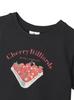 SUNDAY FRUIT MARKET W) Cherry Billiards Tee Black