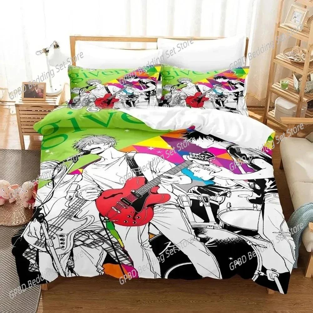 3D Print Anime Given Bedding Set For Bedroom Soft Modern Bedspreads Comefortable Kids Duvet Cover Quilt Cover And Pillowcase