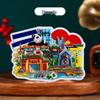 3D PVC Landmark Refrigerator Magnets