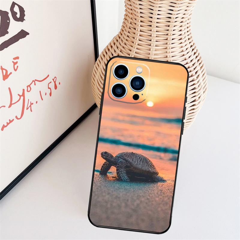 Ocean Sea Turtle Phone Case For iPhone 17 Pro Max 16 15 11 12 13 14 Pro Max Mini 15 16 Plus 16e 17 Air Cover